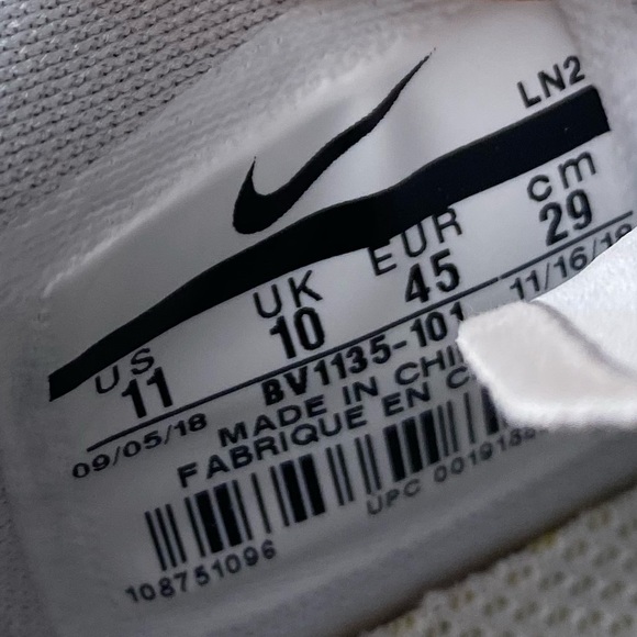 🆕 Nike	React Vapor 2 White Metallic Golf - Mens - Picture 11 of 13